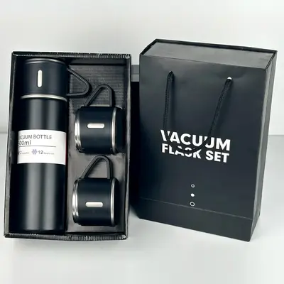 Thermobecher-Set aus Edelstahl 304 in Geschenkbox - 7