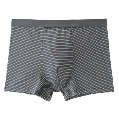 Pure Cotton Men's Seamless Breathable Boxer Briefs Plus Size Mid-High Waist - 8