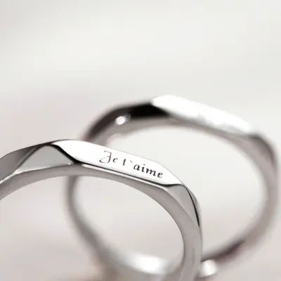 S999 Pure Silver Couple Rings Adjustable Pair
