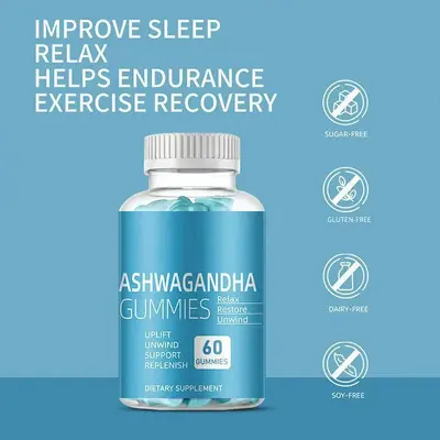 Ashwagandha-Weichgummi Sportliche Erholung
