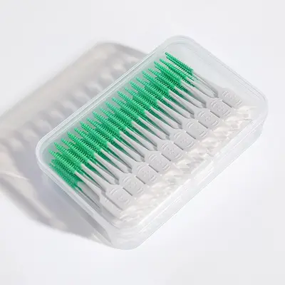 Soft Silicone Interdental Brush, I-Type - 9