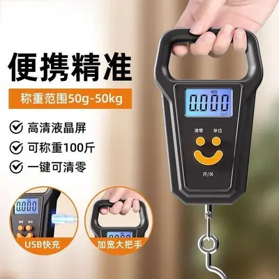 Electronic scale 50kg commercial portable with hook