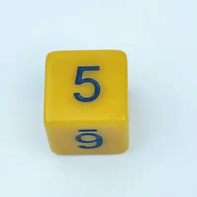 Acrylic 6-Sided Dice for Tabletop RPG and Board Games - 10