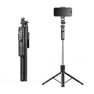 F16 Vibrationsdämpfer ausziehbare Selfie-Stange Bluetooth Fotografie Live-Stream-Gerät Telefonhalter Bodenstativ Selfie-Stange