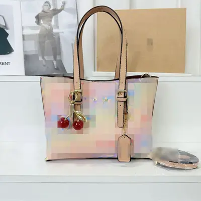 Large Printed Tote Bag for Women, Single-Shoulder Underarm Bag - 7