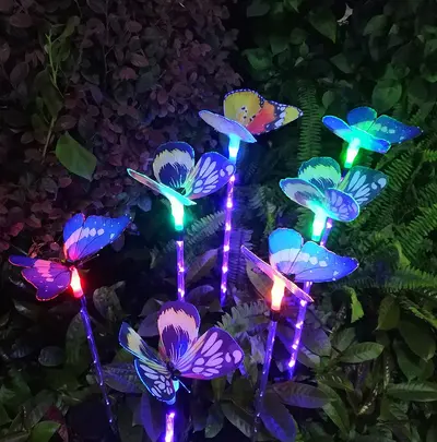 Solar Firefly Outdoor Garden Light, Waterproof - 10