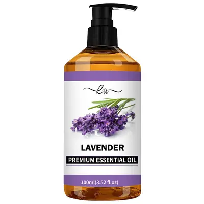Bitkisel lavanta aromaterapi vücut banyo ve masaj yağı, 100 ml uçucu yağ - 7