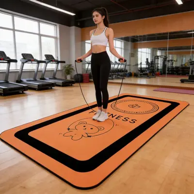 Yoga mat, shock-absorbing, silent, non-slip - 11