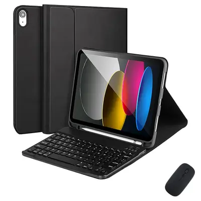iPad 10th Gen Protective Case with Detachable Bluetooth Keyboard, A16, Pen Slot - 8