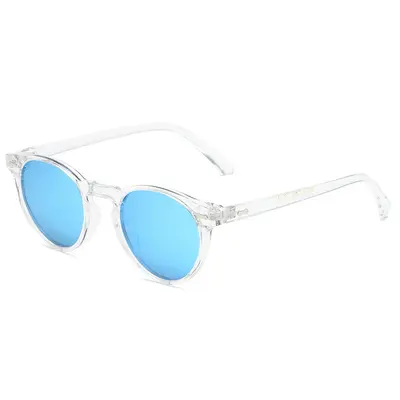 3331 Polarized Retro Round Frame Sunglasses for Men and Women, Anti-Blue Light - 5