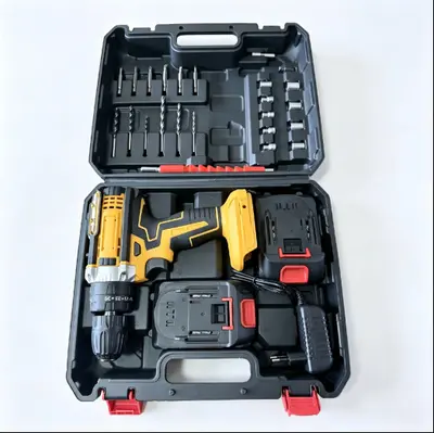 21V şarjlı şok matkap, lityum pil, elektrikli tornavida - 5