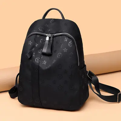 Women's Backpack Soft Leather Korean Style Single-Shoulder Crossbody - 2