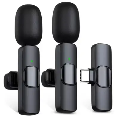 K1K9pro kablosuz yaka mikrofonu dış mekan cep telefonu canlı yayın mikrofonu mini gürültü azaltma yaka mikrofonu - 9