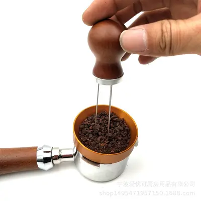 304 Paslanmaz Çelik Espresso Kahve Dağıtma İğnesi - 10