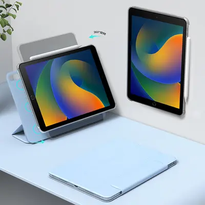 Magnetic iPad Case for 2022 Models, 10th Gen, 10.9 and 11 inch, Rotating and Detachable - 8