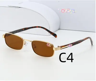 Full-Frame Metal Retro Sunglasses for Men and Women - 10