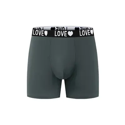 Herren Boxershorts lang mit Buchstaben-Bund, europäische Größen
