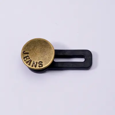 Denim Waistband Extender Button, No-Sew Removable - 12