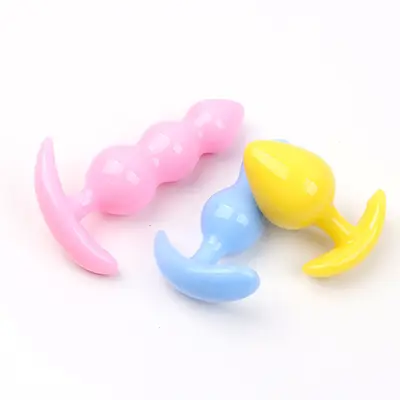 Unisex Anal Plug and Anal Beads Masturbation Device