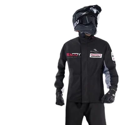 Heavy-duty waterproof motorcycle raincoat set