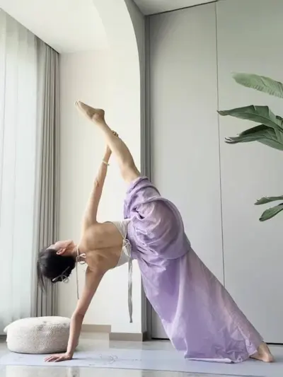 Lockere Pilates-Yogahose, außen tragbar, 5 Farben - 3