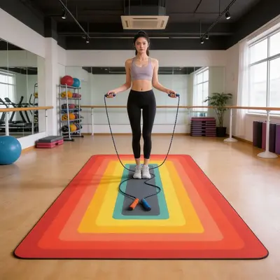 Yoga matı, ses yalıtımlı, şok emici, kaymaz