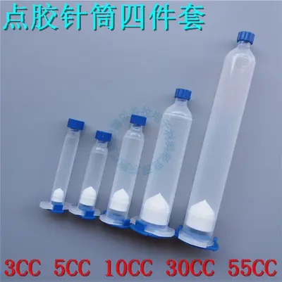 Dispensing Syringe for Thickened Glue, with Dispensing Needle and Tube