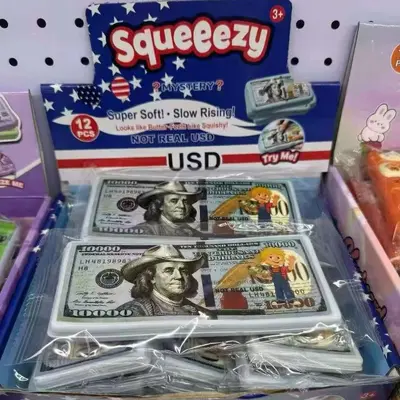 Realistische Spielgeld-Banknoten für Puppenhaus, US-Dollar, Euro, Pfund