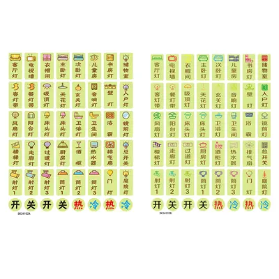 Decorative Fluorescent Switch Wall Sticker