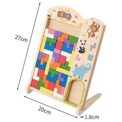 Tetris building blocks puzzle educational toy ages 3+ - 7