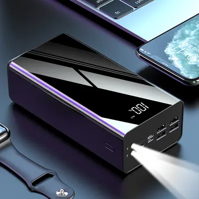 50000mAh Portable Power Bank with Full-Screen Digital Display - 7