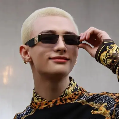 2026 Retro Sunglasses for Men, Avant-Garde Niche Design - 3