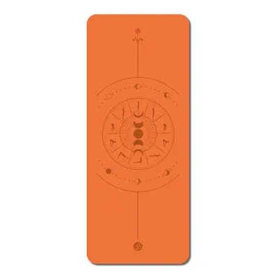 PU Rubber Yoga Mat, Non-Slip, Alignment Lines - 12