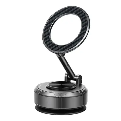 Magnetic Rotating Foldable Car Phone Holder with Vacuum Suction Cup - 11
