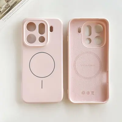 Liquid Silicone Phone Case for OPPO FindX10 with Thin Magnetic Ring - 9