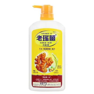 Lao Yao zencefil şampuanı ve duş jeli, yağ kontrolü ve kepek giderici, 720 ml