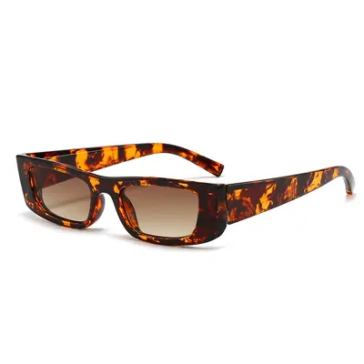 Bunte kleine Trend-Sonnenbrille mit schmaler Fassung, modisch - 6