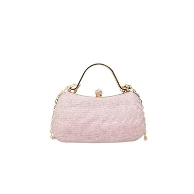 Chain Handbag for Women, Rhinestone Evening Bag and Crossbody Bag - 7