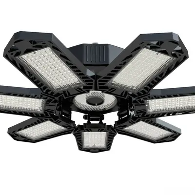 Katlanabilir L7 LED garaj lambası, 7+1 yaprak, endüstriyel ve madencilik tipi