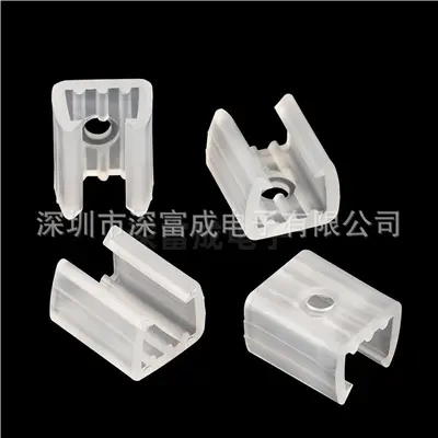 Plastic Fixing Clip for LED Strip, Single Hole, 5050 Compatible, LED3014/5730/2835