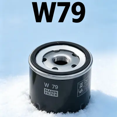 W79 Oil Filter Element Filter Cartridge for Motorcycle Megane, Factory Wholesale In-Stock Full Carton Cross-Border