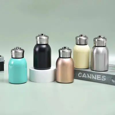 Mini-Thermosbecher aus Edelstahl 304, tragbar, Taschenformat - 2