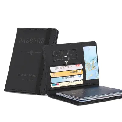 Pasaport koruma kılıfı, PU, elastik bantlı - 11