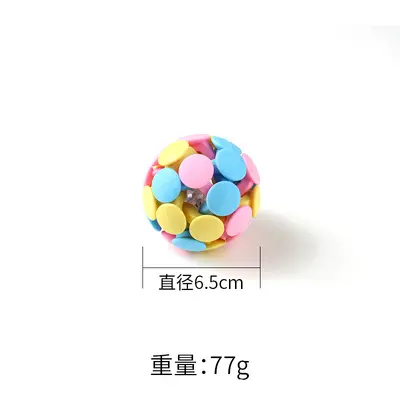 Light-Up Bell Chew-Resistant Ball Toy for Large Dogs - 13