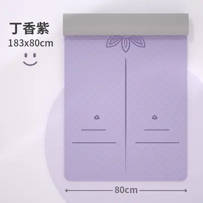 Sanfan extra große rutschfeste TPE-Yogamatte, breit, dick und lang - 6