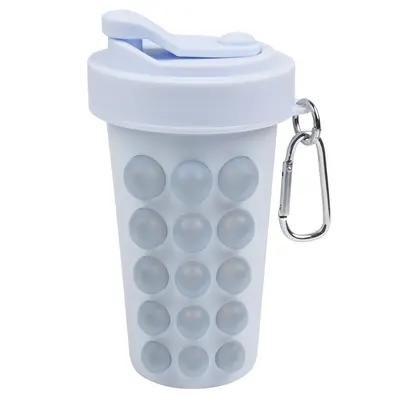 Yaratıcı yeni soğutma ve ısı giderici ürün gıda sınıfı silikon buz kalıbı membranlı su ısıtıcısı bardak pipetli bardak - 9