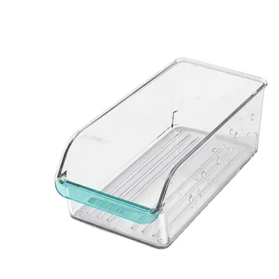 Refrigerator storage box, PET, drawer-type, foldable