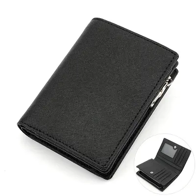 Vertical Genuine Leather Men's Wallet, Multi-Card Slots - 7