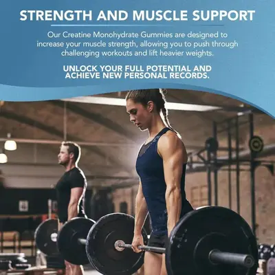 High-Content Creatine Sports Supplement Gummies - 3