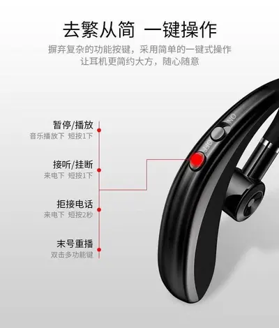 S109 intelligentes Bluetooth-Kopfhörer, einseitig, für Business